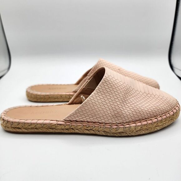 Kensie Hensley pink snake embossed slides - Picture 4 of 5